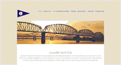 Desktop Screenshot of louisvilleyachtclub.org